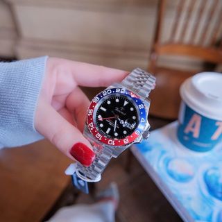 ĐỒNG HỒ NAM CHÍNH HÃNG FUNMEI F004 KIM GMT FULLBOX TEM