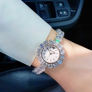 ĐỒNG HỒ NỮ CHÍNH HÃNG FUNMEI F2050 ĐÍNH ĐÁ SWAROSKI FULLBOX TEM HÃNG