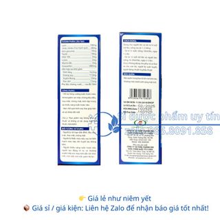 Siro Bổ Não Sáng Mắt AC giúp tăng cường tuần hoàn máu, giúp bảo vệ sức khỏe đôi mắt hộp 20 ống