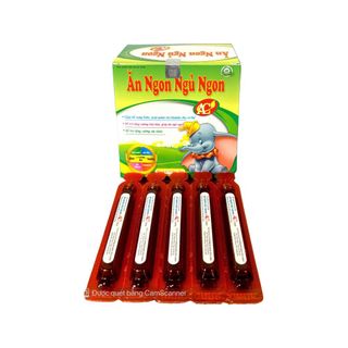 Siro Ăn Ngon Ngủ Ngon AC giúp ăn ngủ ngon, tăng đề kháng hộp 20 ống