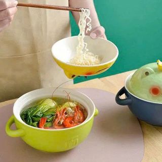 TÔ SỨ ĂN MÌ HÌNH CHÚ ẾCH 800ML