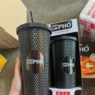 LY NHỰA 2 LỚP CÀ PHÊ PHỐ 700ML