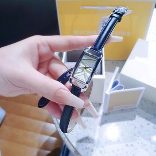 ĐỒNG HỒ NỮ CAO CẤP MICHAEL DÂY DA VÒNG TAY MẶT CHỮ NHẬT FULLBOX