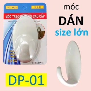 Móc treo dán tường siêu dính chịu lực HÒA HỢP DP-01 _ dán tường sơn nước, dán gạch men