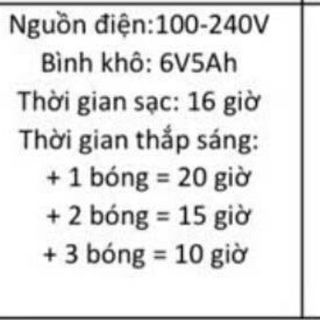 ĐÈN SẠC TÍCH ĐIỆN KHẨN CẤP HONJIANDA HJD-1820 LED