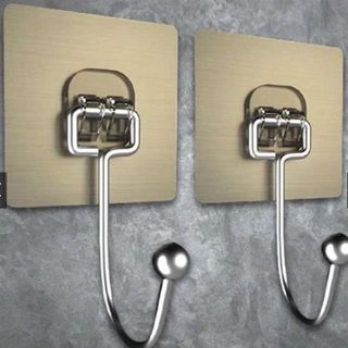 Móc inox dán tường