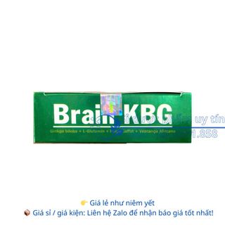 Viên Uống Bổ Não Brain KBG giúp tăng cường tuần hoàn máu đau đầu, chóng mặt, suy giảm trí nhớ hộp 30 viên