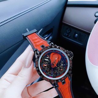 SALE NHANH ĐỒNG HỒ NAM TRUNG CẤP DUBUI DÂY DA MẶT GIẢ CƠ