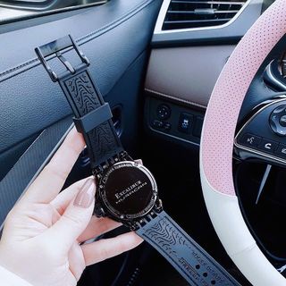 SALE NHANH ĐỒNG HỒ NAM TRUNG CẤP DUBUI DÂY DA MẶT GIẢ CƠ