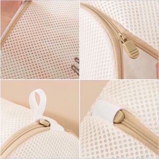 Túi giặt đồ máy giặt 3 lớp cao cấp, túi lưới giặt quần áo đồ lót có khóa kéo - HL098