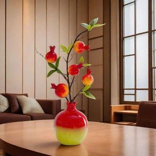 BÌNH LỰU ĐỎ PHONG THUỶ MAY MẮN TRANG TRÍ NGÀY TẾT