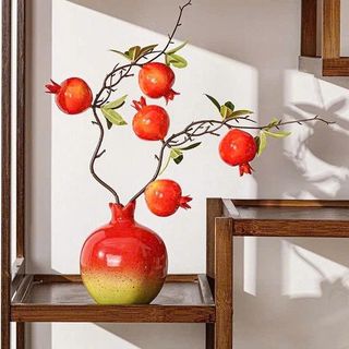 BÌNH LỰU ĐỎ PHONG THUỶ MAY MẮN TRANG TRÍ NGÀY TẾT