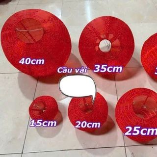 Đèn lồng vải lụa