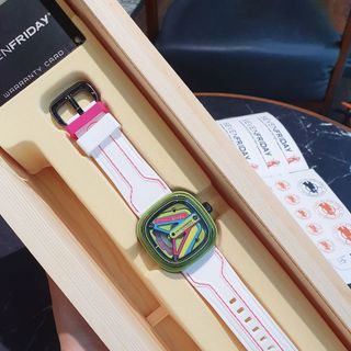 ĐỒNG HỒ NAM SIÊU CẤP SEVEN PRIDAY MÁY CƠ MẶT VUÔNG MŨI TÊN TẶNG DÂY FULLBOX