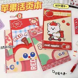 SỔ CÒNG A5 QUẢ TÁO BÌA NHỰA