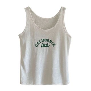 Áo ba lỗ nữ in chữ đơn giản girl chất cotton thoáng mát hàng đẹp giá rẽ hot hit bán chạy mẫu mới