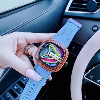 ĐỒNG HỒ NAM SIÊU CẤP SEVEN PRIDAY MÁY CƠ MẶT VUÔNG NEW TẶNG DÂY FULLBOX