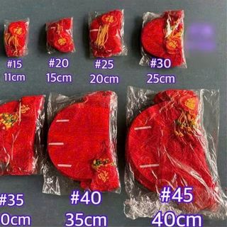 Set 10c lồng đèn đỏ trang trí Tết 30#