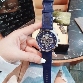 SIÊU RẺ ĐỒNG HỒ NAM TRUNG CẤP MONBLAN DÂY DA MẶT HOA