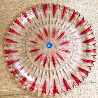 ĐĨA THUỶ TINH MÀU 37CM 337