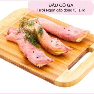 Đầu cổ gà hàng tươi cấp đông - bịch 1kg (hoả tốc hcm)