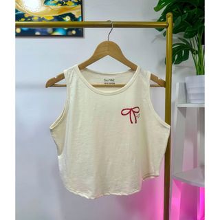 Áo ba lỗ croptop nữ nơ cực xinh bán chạy mẫu mới hot hit chất cotton thoáng mát