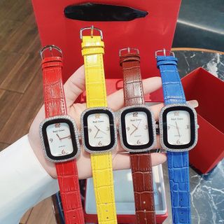 SIÊU SALE ĐỒNG HỒ NỮ CAO CẤP MÁY VÀNG RODAL DÂY DA MẶT CN XÀ CỪ