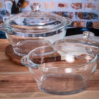 Nồi Thủy Tinh Tròn Lớn Trắng BJ118-3 (THÙNG 12C)