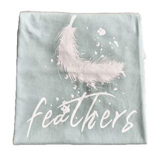 Áo thun nữ tay ngắn in hình lông vũ chất vài cotton co dãn freesize dưới 55kg