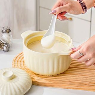 Hũ mỡ hũ chưng âu mỡ nồi sứ sọc 1L (THÙNG 18C)