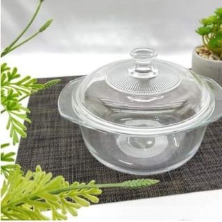 Nồi Thủy Tinh Tròn Nhỡ Ovan BJ202-2 (THÙNG 12C)