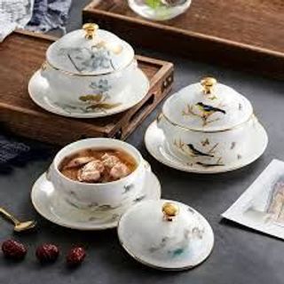 Hũ sứ Thố âu liễn Yến Hoa Sen VV( THÙNG 54C)