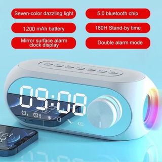 Loa bluetooth kiêm đồng hồ