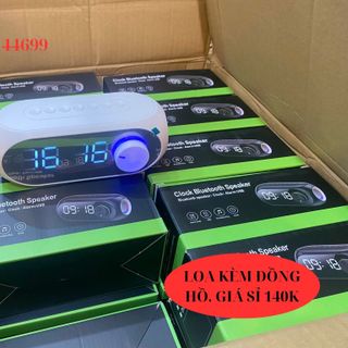 Loa bluetooth kiêm đồng hồ