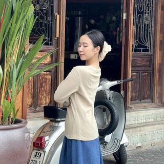 Áo dài tay nữ bigsize hàng đẹp giá tốt chất thun cao cấp co giãn 4 chiều mềm mịn hot hit