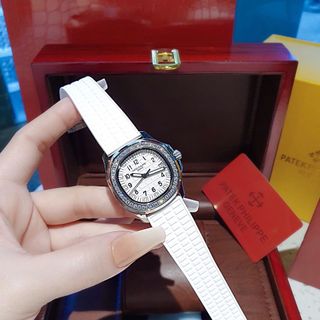 ĐỒNG HỒ NỮ CAO CẤP FATEK NAUTILUS MẶT VUÔNG VIỀN ĐÁ SILVER