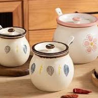 Hũ Chưng, Liễn Sứ, Âu Sứ Họa Tiết 650ml (THÙNG 32C )