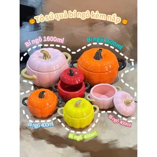 Nồi sứ bí ngô 400ml 15,5x10cm (THÙNG 24C)