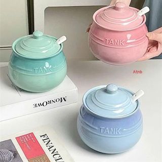 Hũ mỡ TANK sứ kèm lọc (THÙNG 18C)