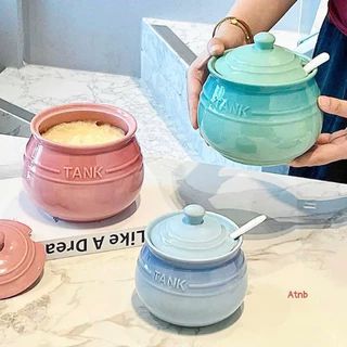 Hũ mỡ TANK sứ kèm lọc (THÙNG 18C)