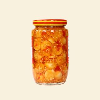 Cà Pháo Mắm Tôm Chua Ngọc Liên hủ thủy tinh 400g Thùng 24 hủ