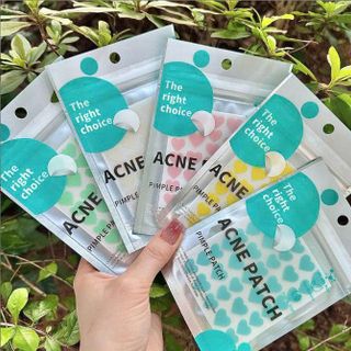 TÚI ZIP 36 MIẾNG DÁN MỤN : TIM-TRÒN-SAO