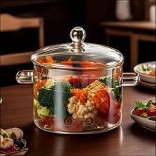 Nồi Thủy Tinh Chịu Nhiệt 1.5l CC (THÙNG 36C)