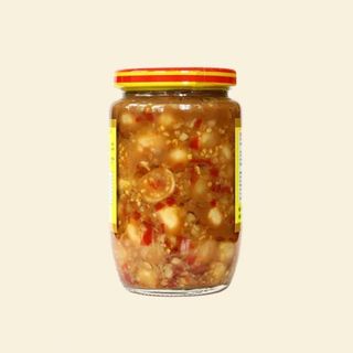 Cà Pháo Mắm Nêm Ngọc Liên hủ thủy tinh 400g Thùng 24 hủ