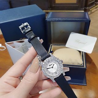 ĐỒNG HỒ NỮ CAO CẤP TROPARD L’heure Du Diamant DÂY DA VIỀN ĐÁ XOÀN