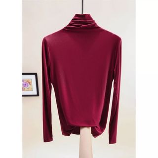 Áo giữ nhiệt nữ dài tay cổ 3 phân body nhiều màu co dãn 4 chiều bán chạy giữ ấm