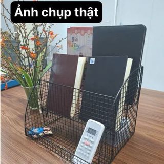 KỆ SẮT ĐỰNG SÁCH 3 NGĂN SƠN TĨNH ĐIỆN