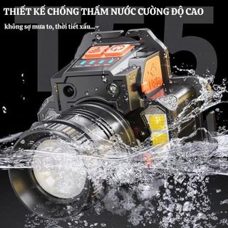 ĐÈN PIN ĐỘI ĐẦU 1 BÓNG SIÊU SÁNG 3 CHẾ ĐỘ ZOOM XA GẦN