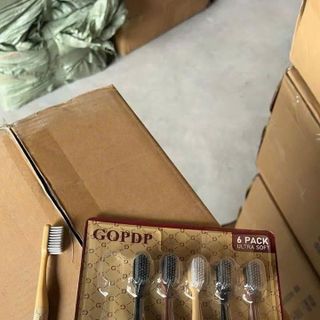 6 Bàn Chải Đánh Răng Lông Mềm - Vỉ Bàn Chải Đánh Răng Nội Địa Trung