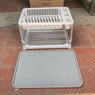 KỆ ÚP CHÉN 2 TẦNG KÈM KHAY HỨNG